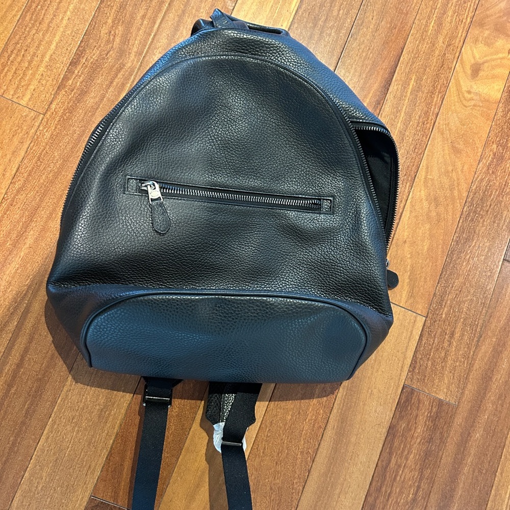 Coach - Black Leather Men's Backpack - brand new
